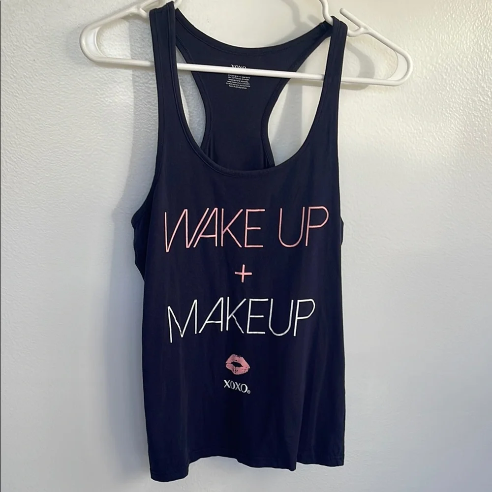 Womens XOXO Blue Sleeveless sleep Tank Top womens size XL